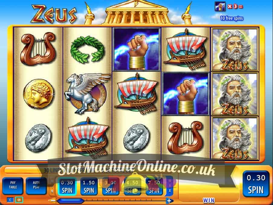 play zeus 2 slot machine online free